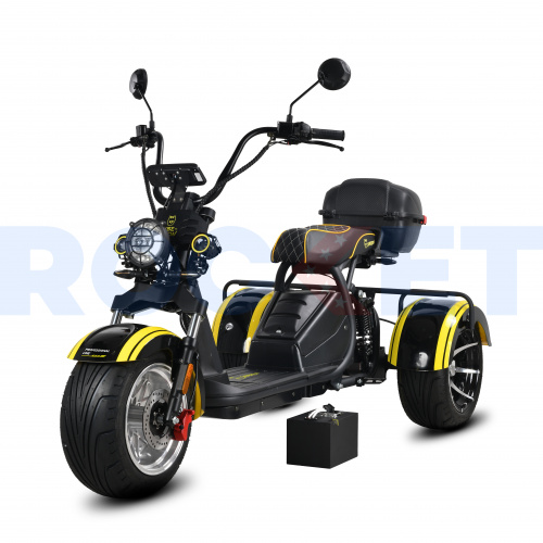 Электротрицикл Siberton Trike Pro 3900W 60V35A Электротрицикл Siberton Trike Pro 3900W 60V35A